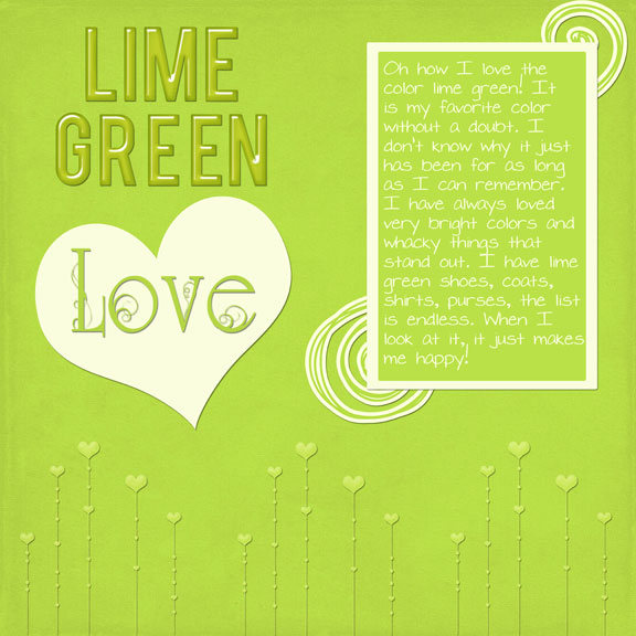 Lime Green Love