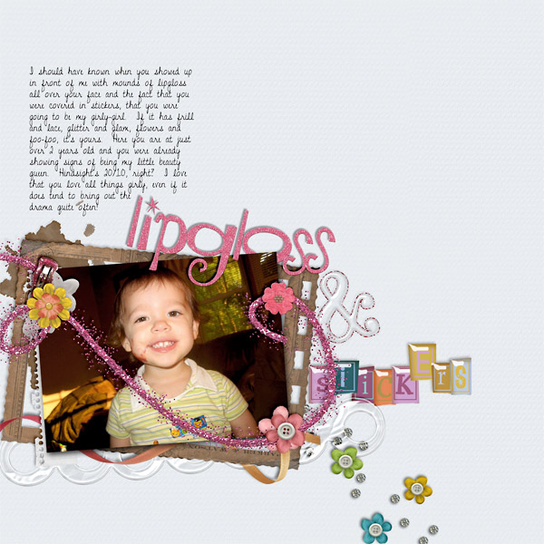 Lipgloss and Stickers