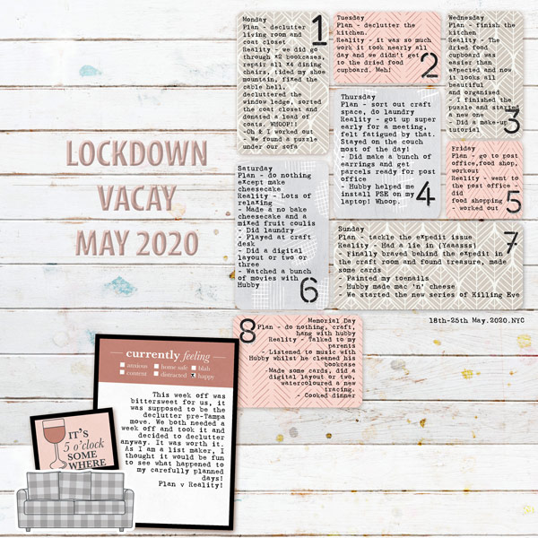 List: Lockdown Vacay Plan