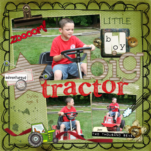 Little Boy Big Tractor