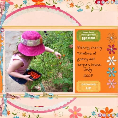 Little garden girl