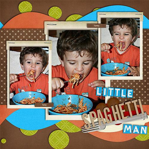 little spaghetti man