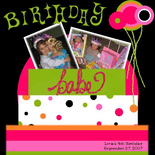 Livia's 4th Birthday