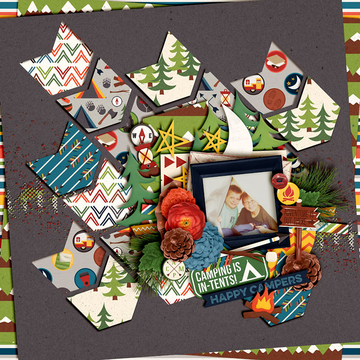 LO311 - A Happy Family Gone Camping Kit