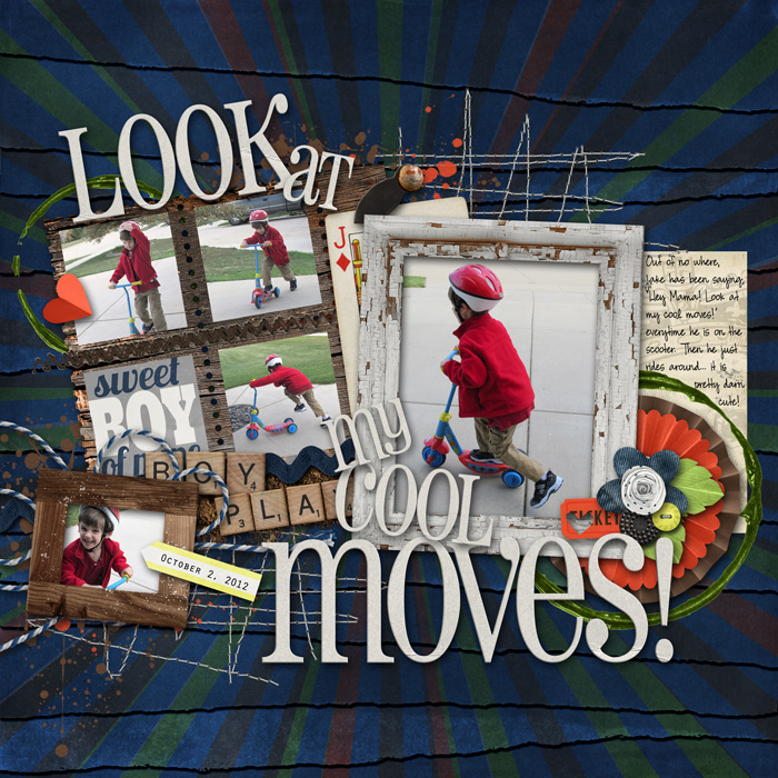 Look at my cool moves!!