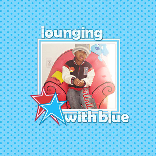Lounging with Blue