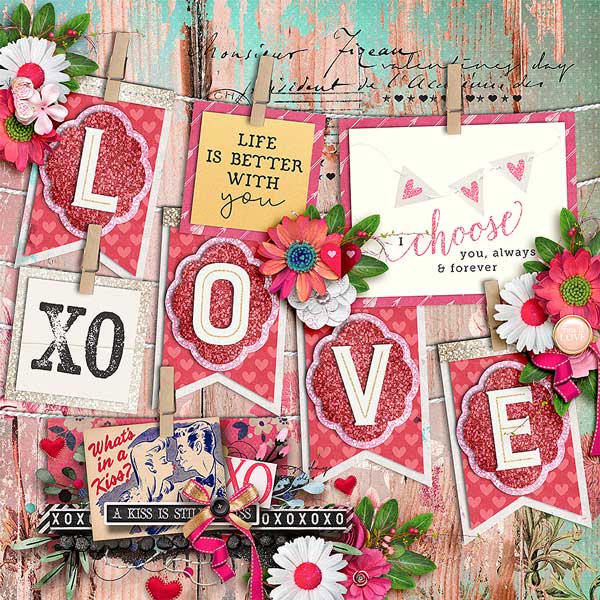 Love as a Large title