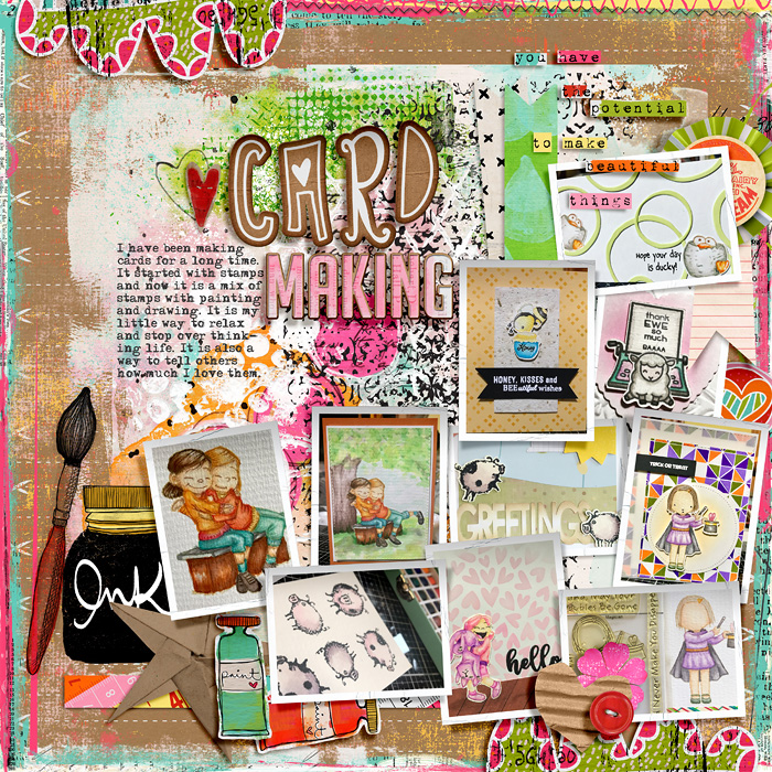 LOVE CARD MAKING - AUG 12 Challenge