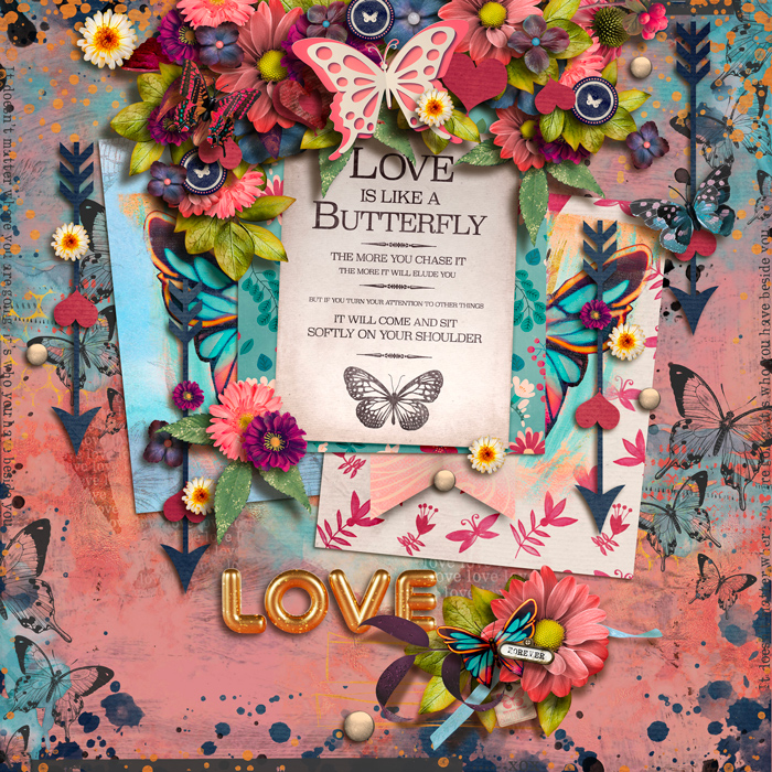 Love is like a butterfly