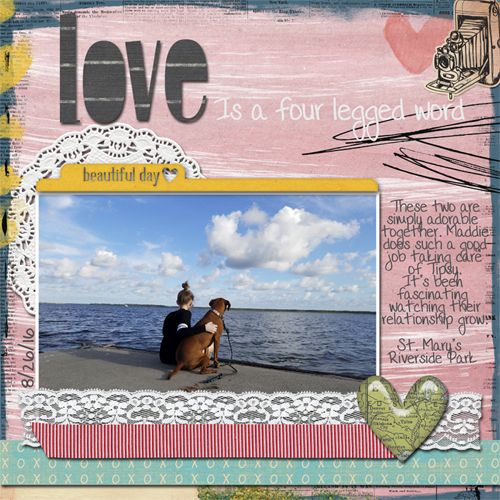 Love Is   Open House Scraplift challenge