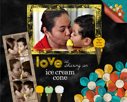 Love Is Sharing an Ice Cream Cone