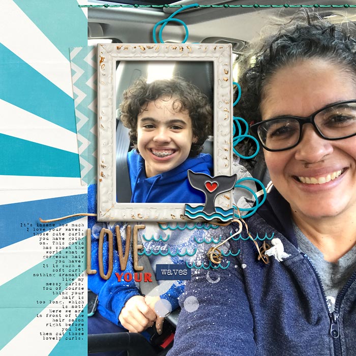 Love Your Waves - Scraplift Challenge