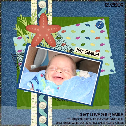 Lucien's 1st Smile