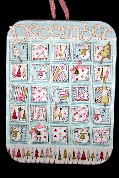 Magnetic Advent calendar (hybrid)
