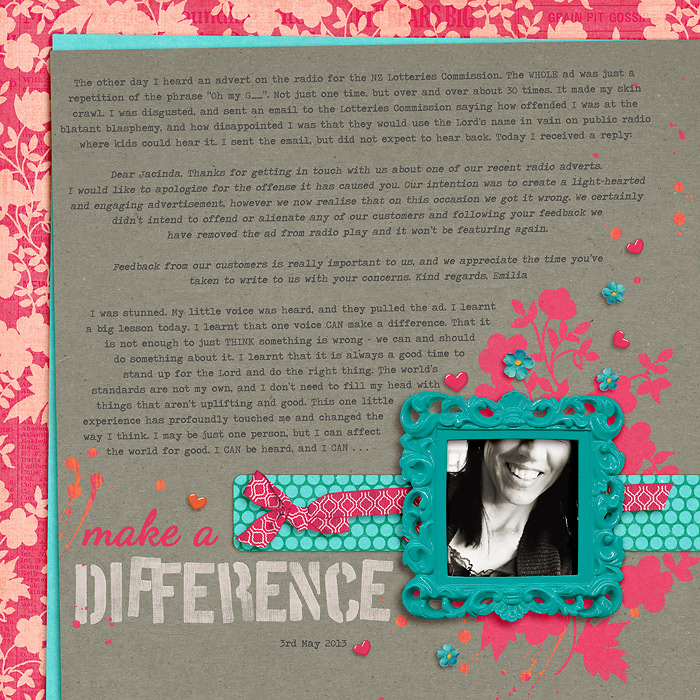 Make a difference