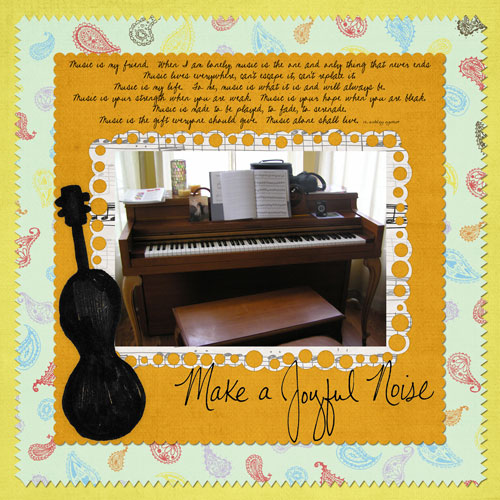 Make A Joyful Noise (Jan 14th - Color Challenge)