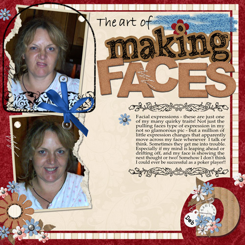 Making faces