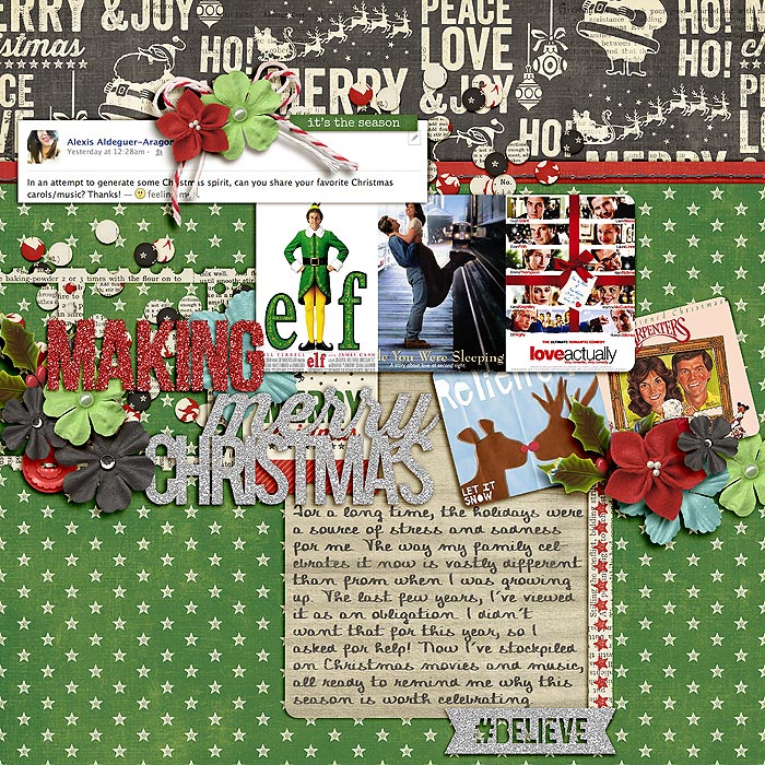 making merry christmas