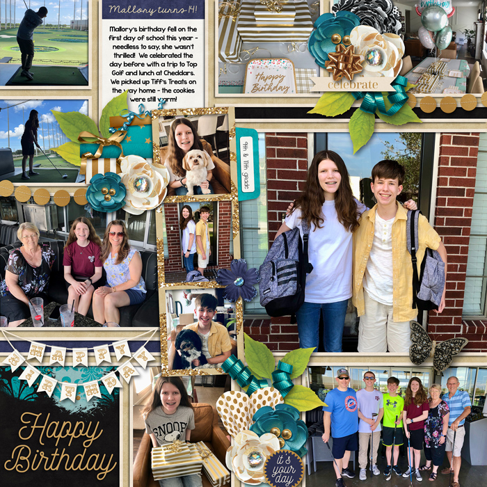 Mallory turns 14