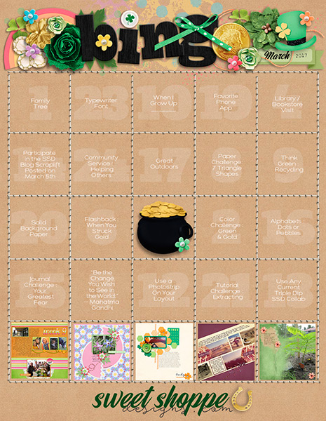 March Bingo Card