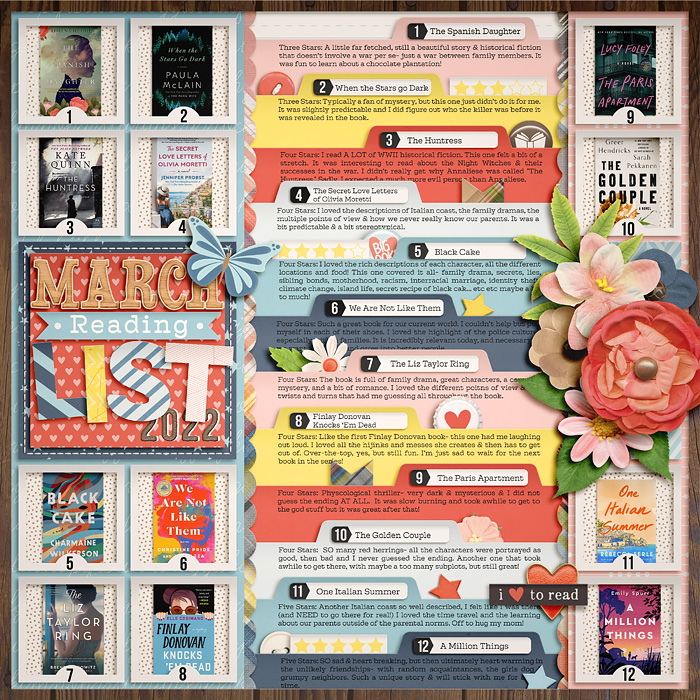 March Reading List