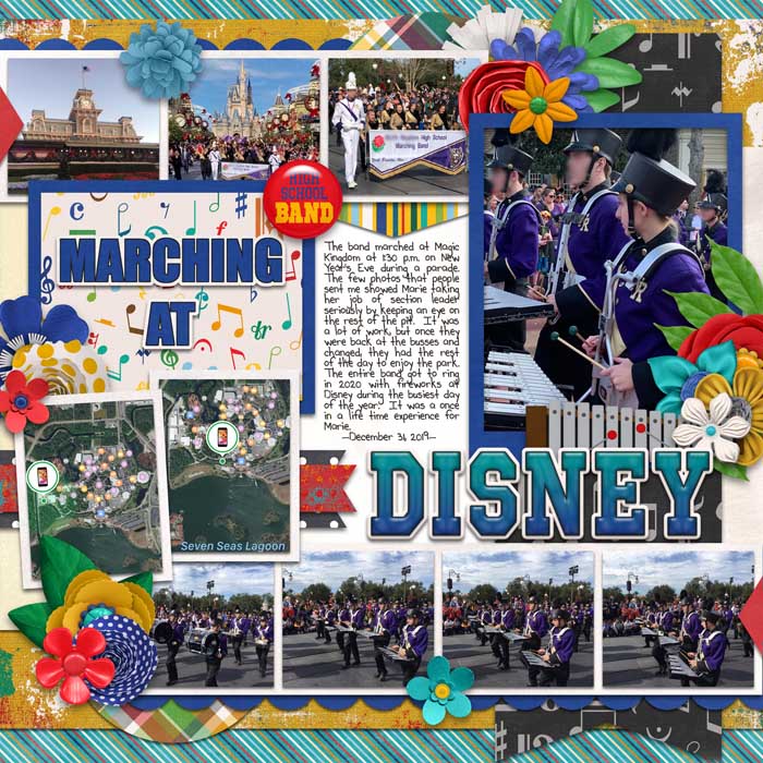 Marching at Disney