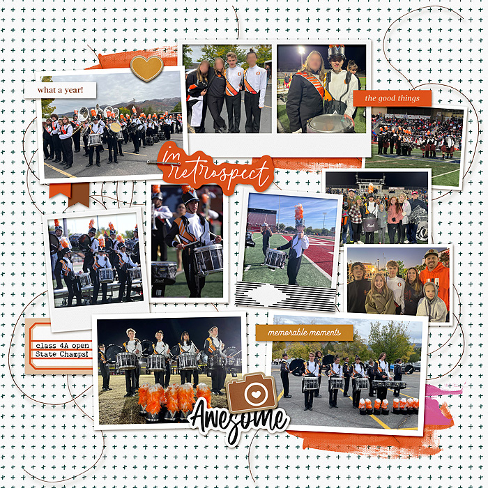 marching band highlights - right side