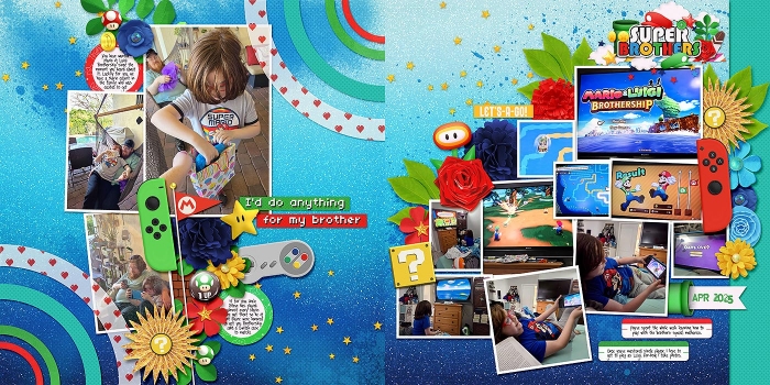 Mario & Luigi Brothership - double page spread
