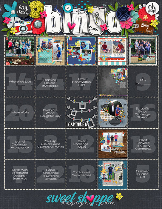 May Bingo Card