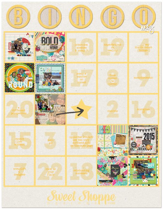 May Bingo Pattern