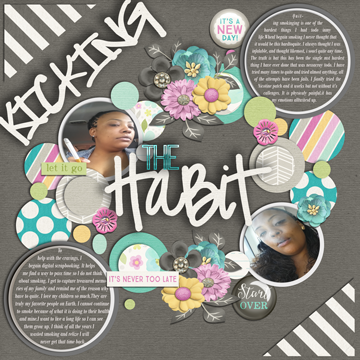 May Bingo Scrap therapy