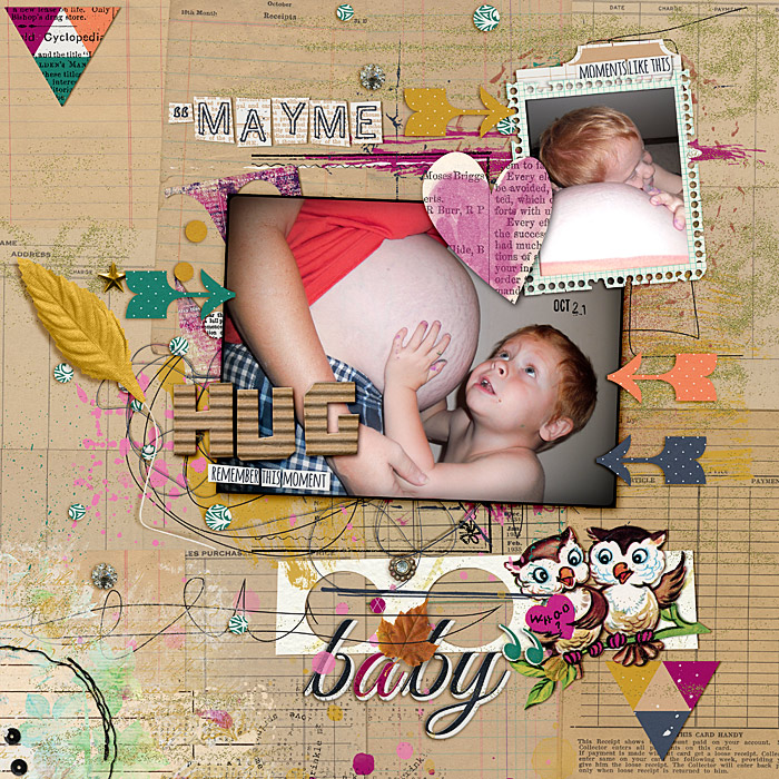 Mayme hug baby