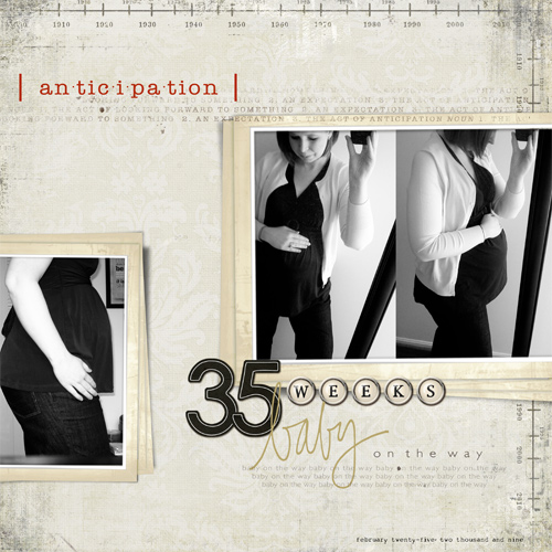 Me and Baby E- 35 Weeks