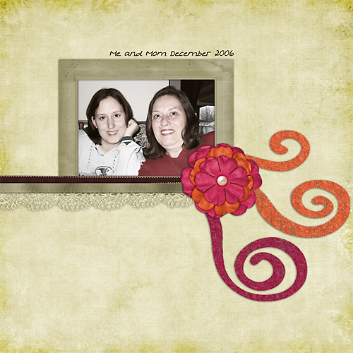 me and mom