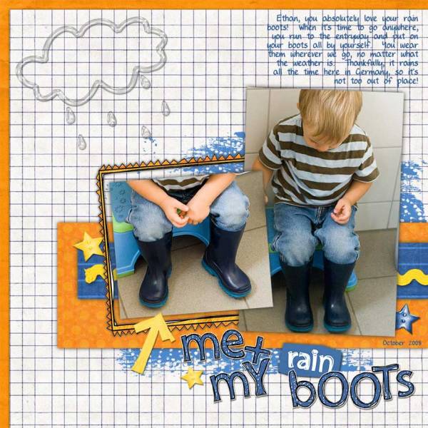 me & my rain boots