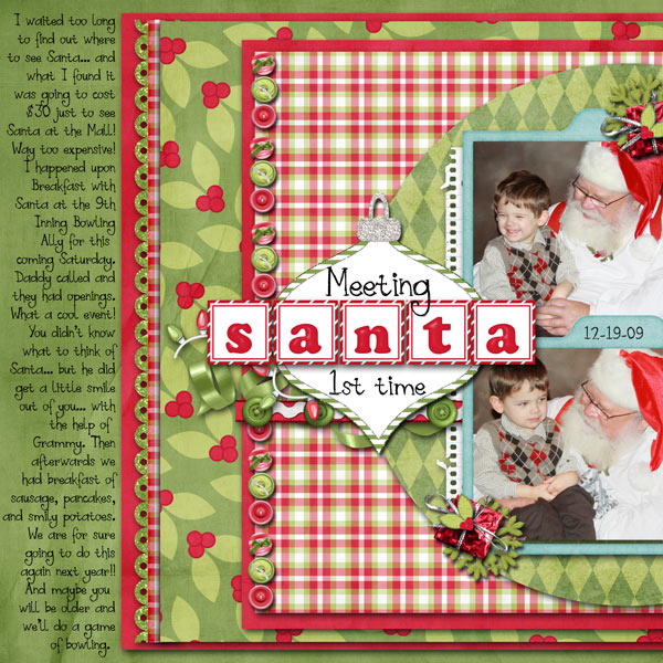 Meeting Santa, forthe first time