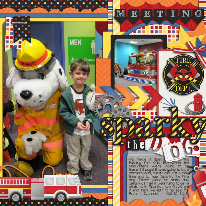 meeting Sparky the Dog