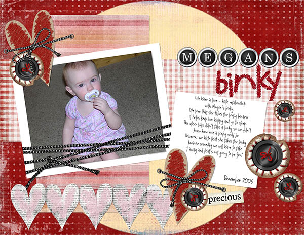 Megan's Binky - Dec 2006