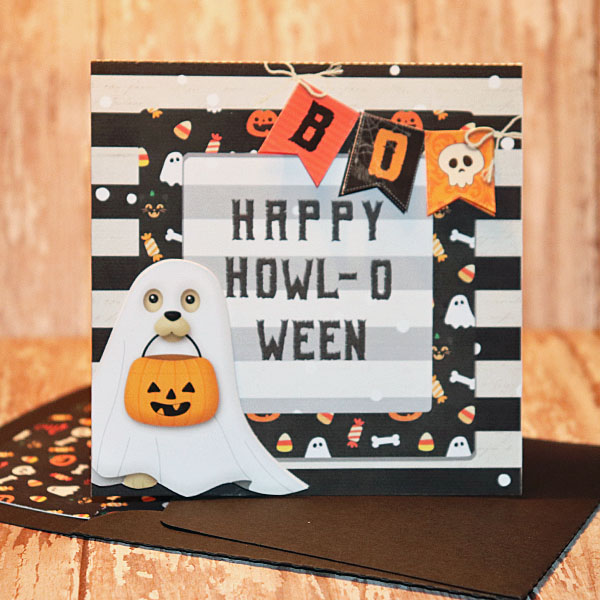 Meowy Halloween card