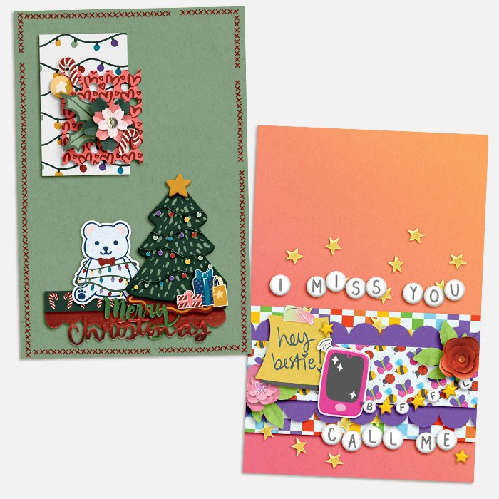 Merry Christmas and I Miss You Cards