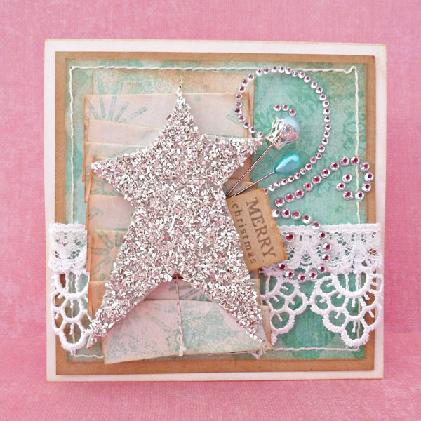 Merry Christmas card and box