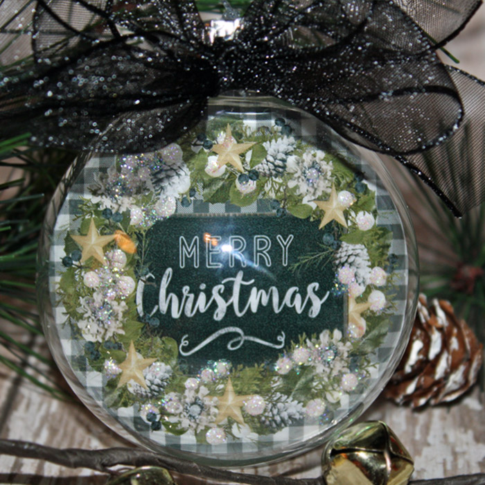 Merry Christmas Floating Ornament