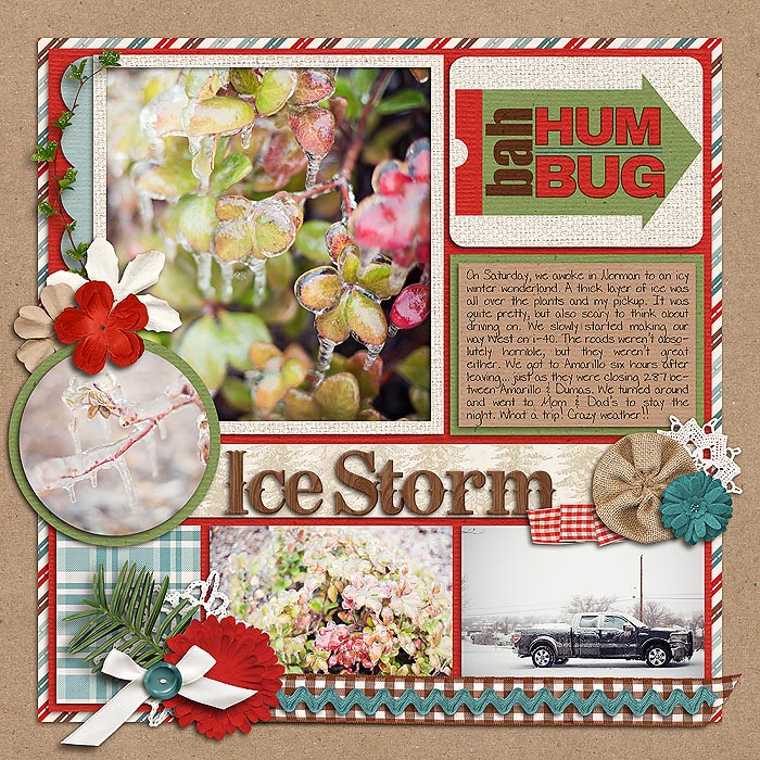 Merry Days: Ice Storm (left)