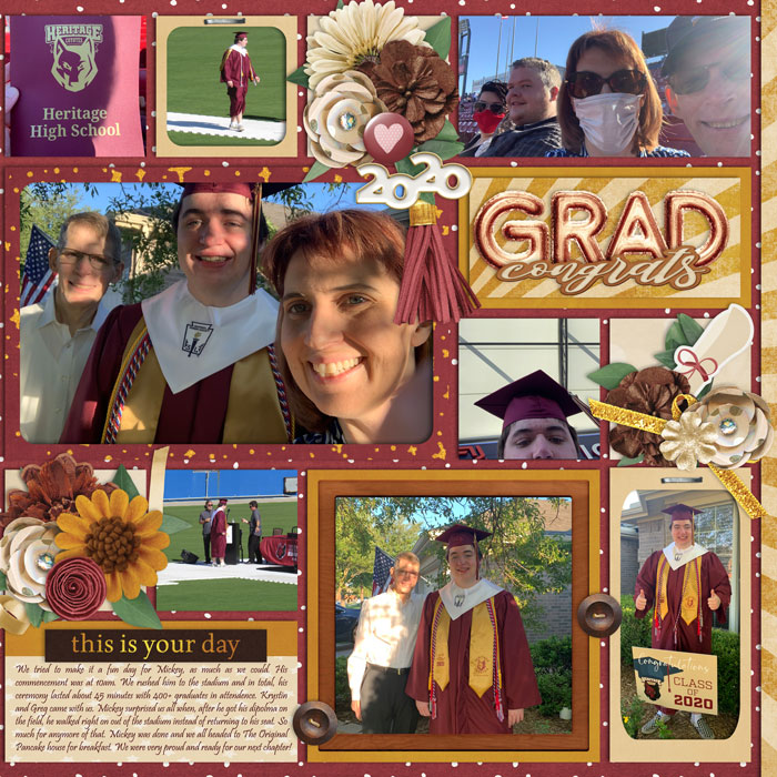 Mickey's Graduation May 2020 Right