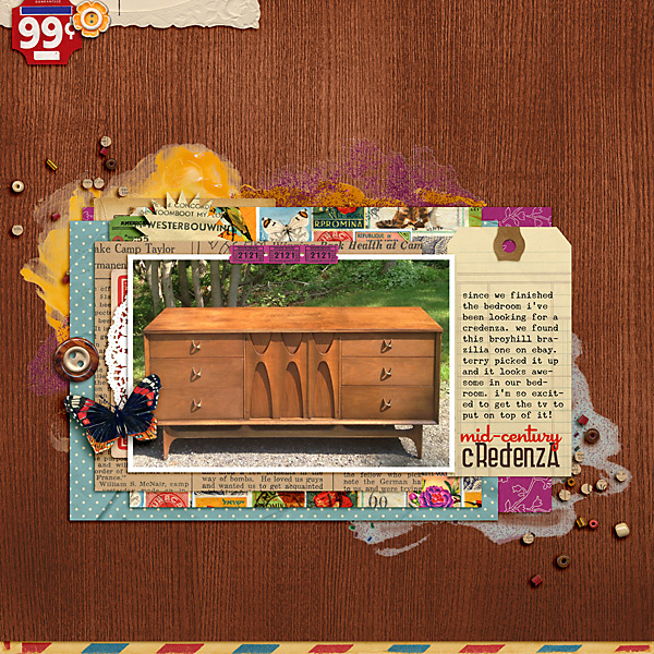 mid-century credenza