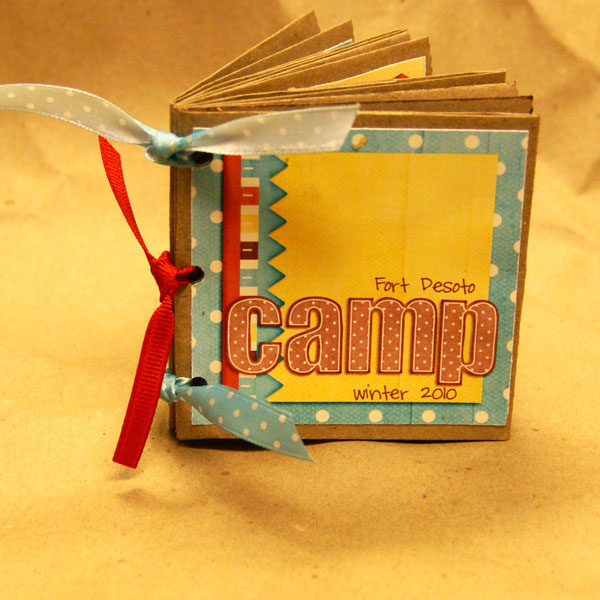 Mini Hybrid Paper Bag Album: Camp