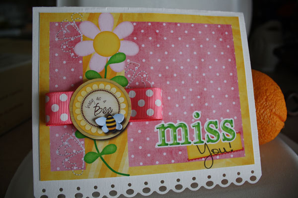 Miss You card