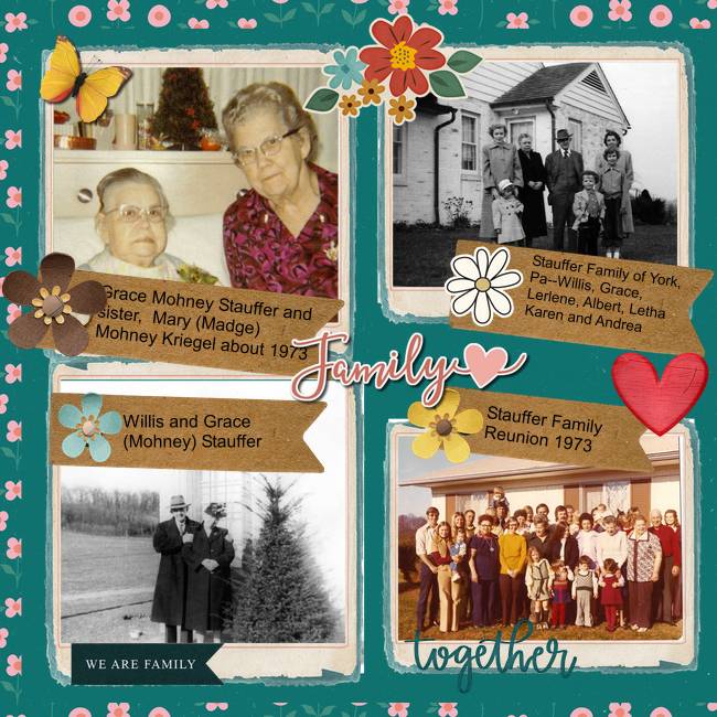 Mohney, Grace B Family