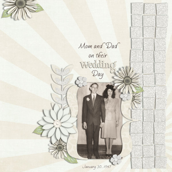 Mom and Daddy's wedding
