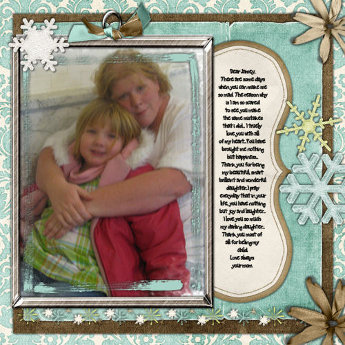 mom and daughter